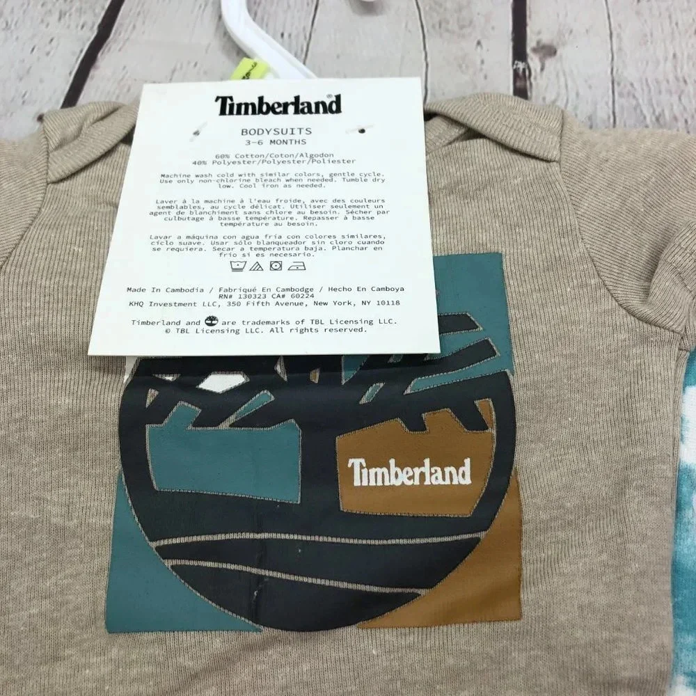 Timberland infant one-piece set 3-6M